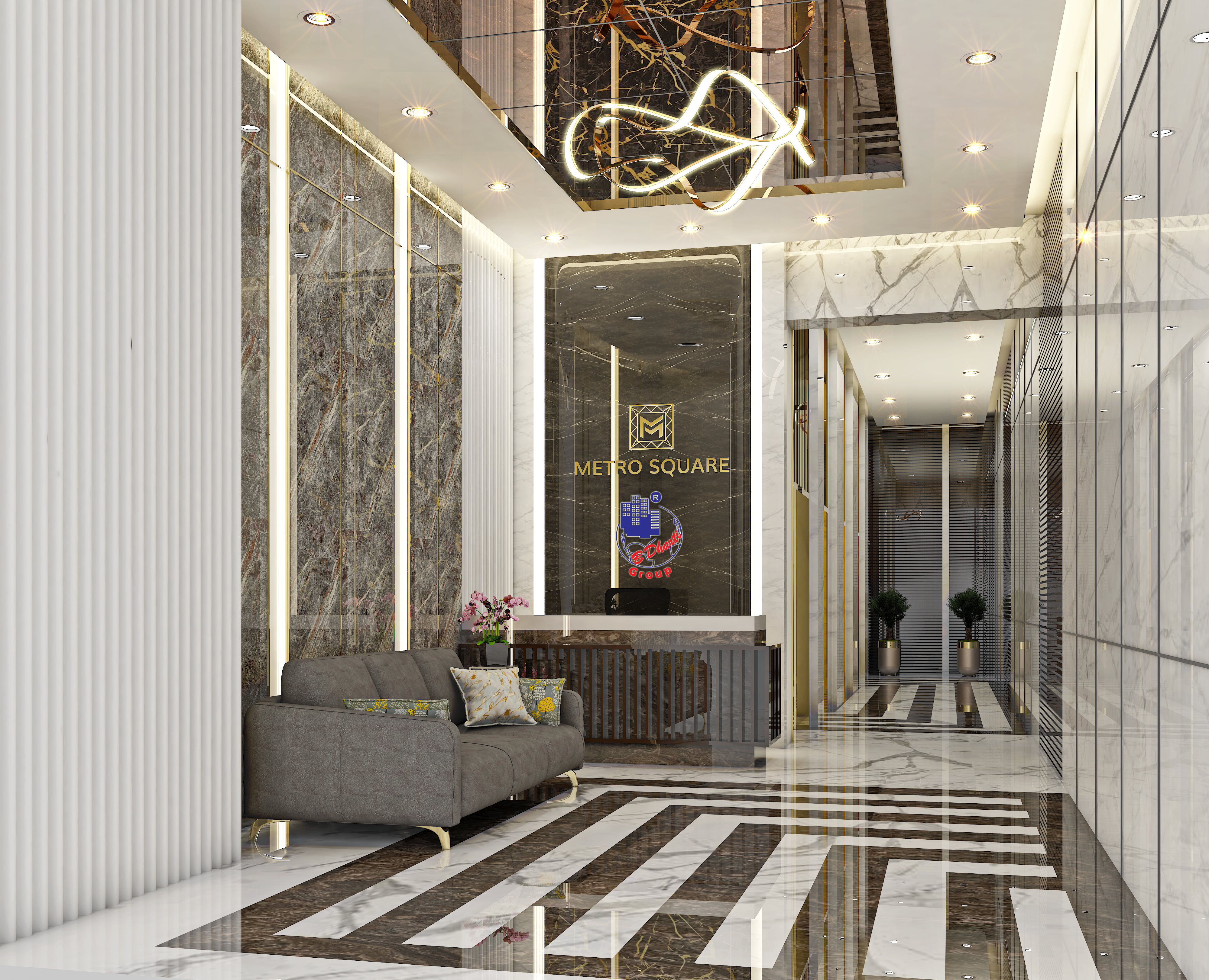 Commercial lobby